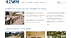 Desktop Screenshot of healthcare-waste.org